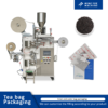 Tea packaging machine with inner and outer bags