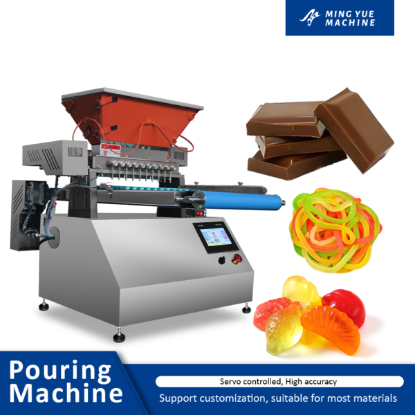 Chocolate pouring machine