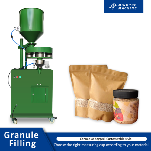 Semi automatic granule filling machine