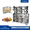 Three column packaging machine