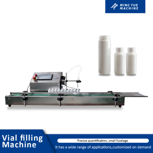 Small bottle filling machine