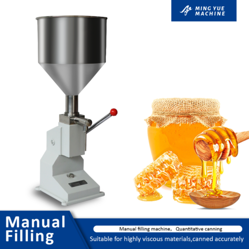 Hand pressure filling machine