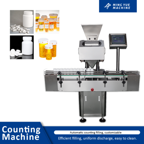 Electronic counting grain machine