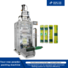 Four column liquid rounded back sealing packaging machine