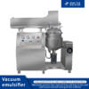 Vacuum emulsification machine